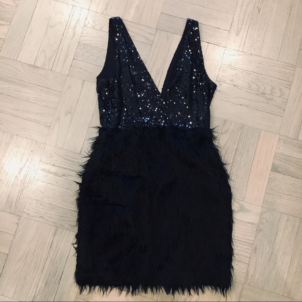 Black cocktail dress